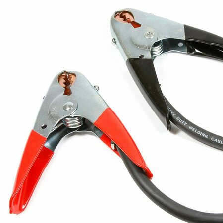 FORNEY Heavy Duty Battery Jumper Cables, 4 Gauge Copper Cable x 16ft 52866